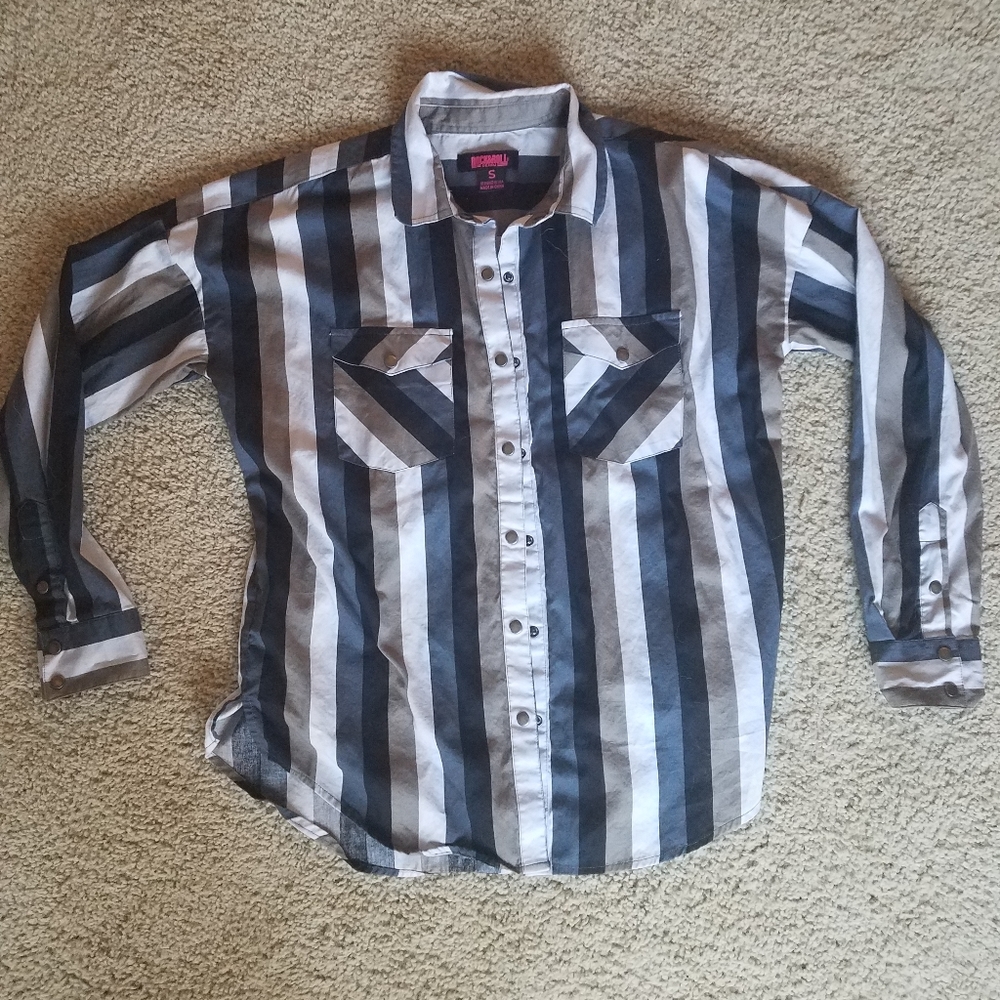 Mens Rock & Roll Pearl Snap